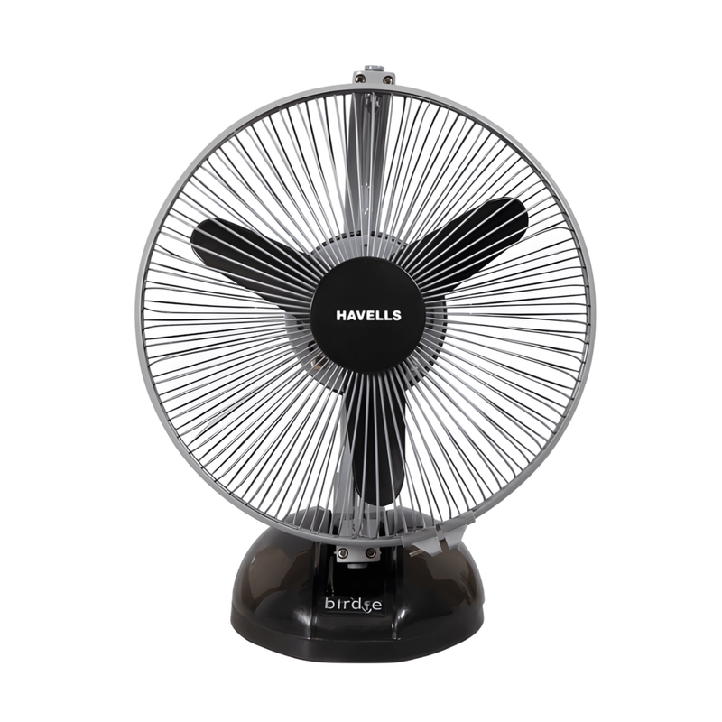 Birdie Personal Fan – 230 mm (Black Grey)