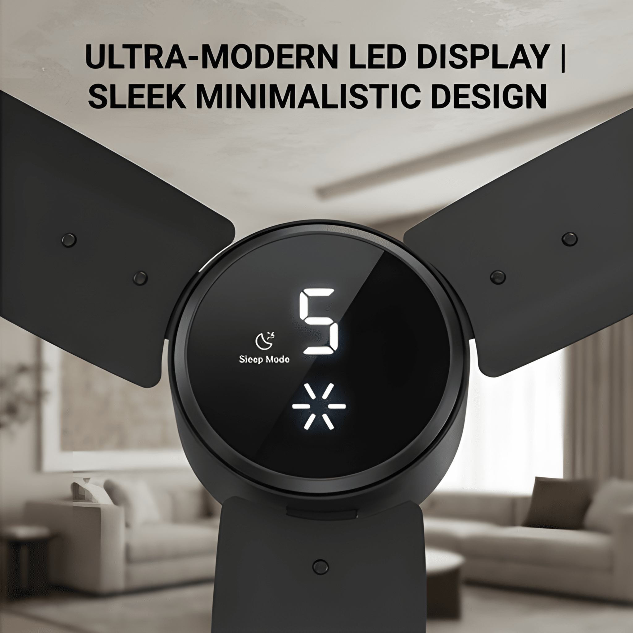 Epic Pro BLDC+ Ceiling Fan – 1200 mm (Matt Black) - Brickbox